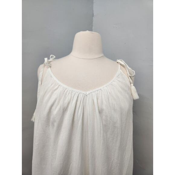 OLD NAVY Sleeveless Tasseled Color-Block Maxi Dress Pockets Oversized M-XL - Picture 2 of 11